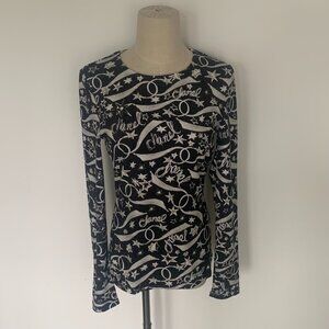 Chanel Camellia Black Cloth